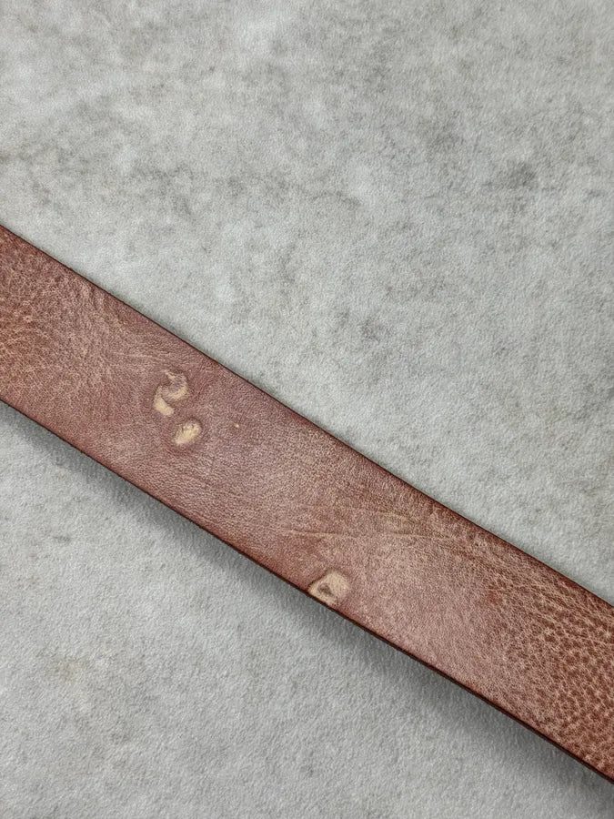 2000s Cavalli Brown Dust Leather Maze Belt  kBrVslR 5