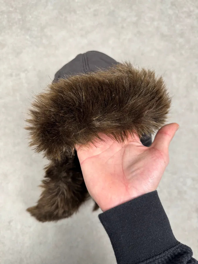 2000s Cavalli Brown Fur Chapka Hat OpqCbpi 4