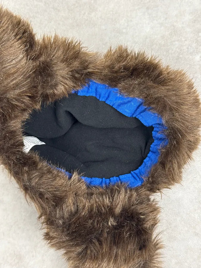 2000s Cavalli Brown Fur Chapka Hat OpqCbpi 6