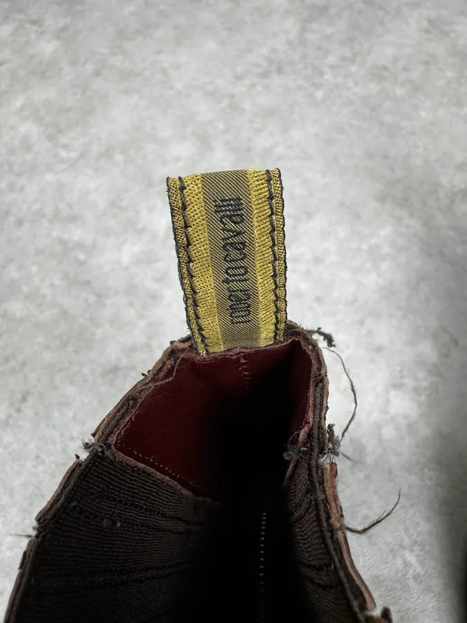 2000s Cavalli Brown Python Leather Boots RNbNUXh 6