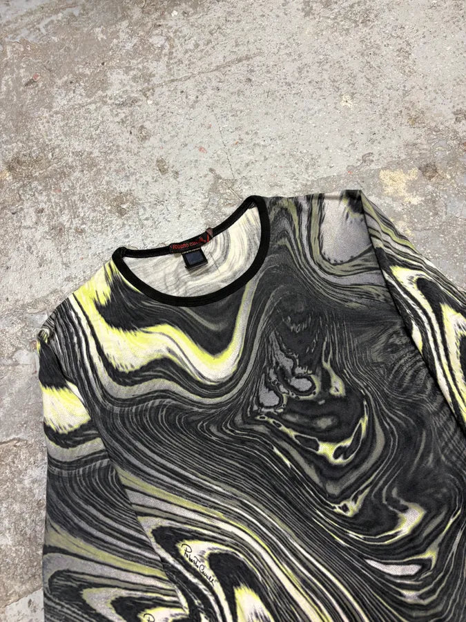 2000s Cavalli Contemporary Abstract Longsleeves OaTjFSX 2