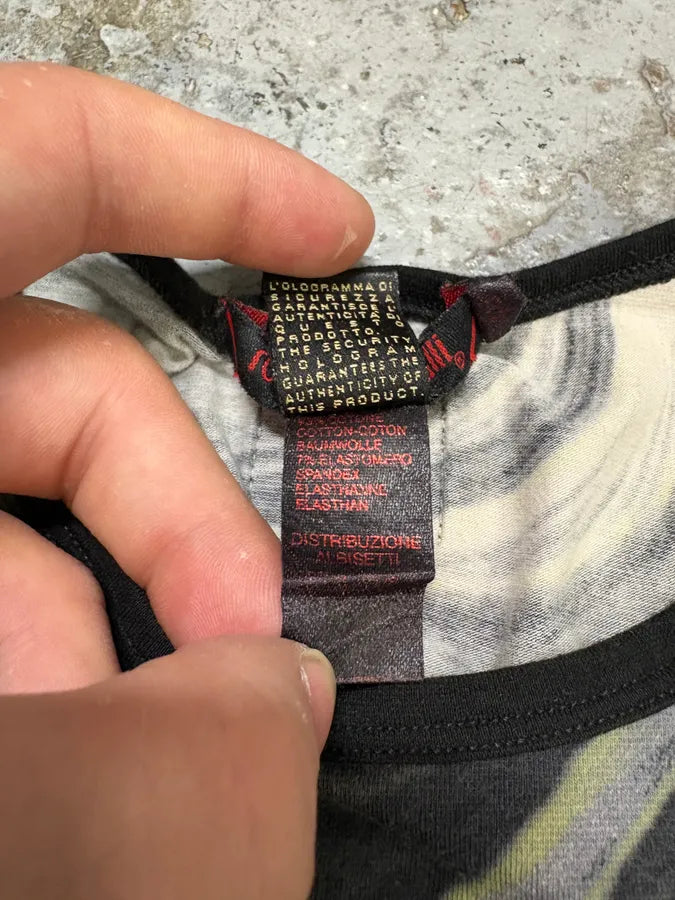 2000s Cavalli Contemporary Abstract Longsleeves OaTjFSX 7