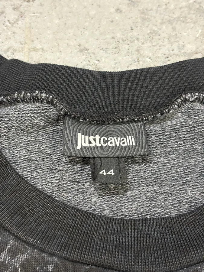 2000s Cavalli Cosmic Grey & Black Sweater hmWrodt 7