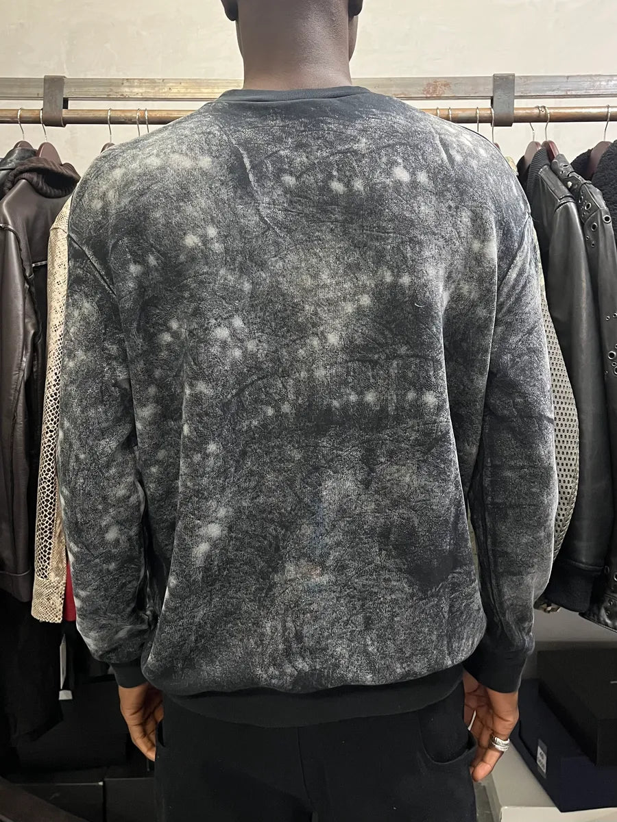 2000s Cavalli Cosmic Grey & Black Sweater hmWrodt 2