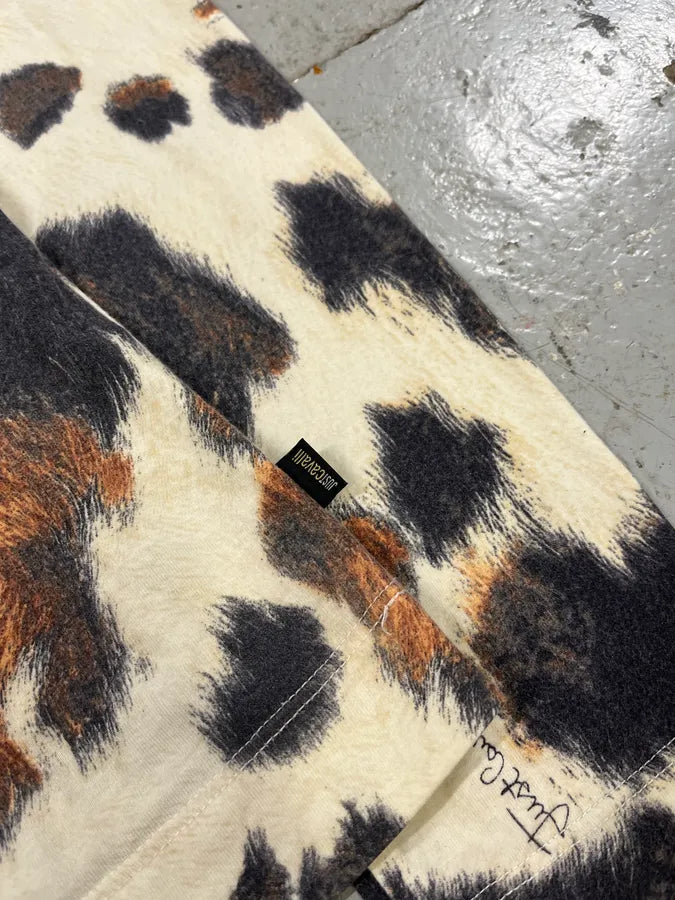 2000s Cavalli Cow Print Top Longsleeves (L) zNhOWSx 7