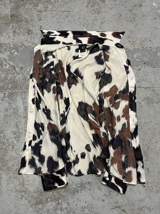 AW2004 Cavalli Cowprint Effect Shirt FkuZjfS 6