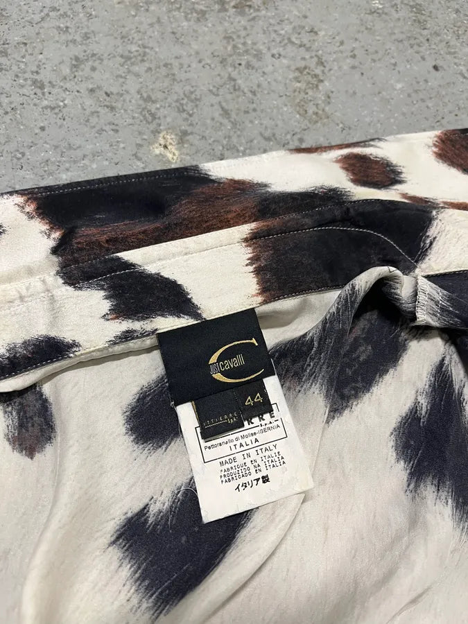 AW2004 Cavalli Cowprint Effect Shirt FkuZjfS 7