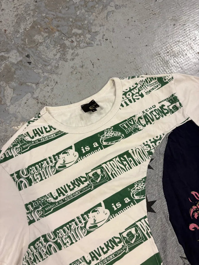 2000s Cavalli Crazy World White T-Shirt ZvmUnYe 4