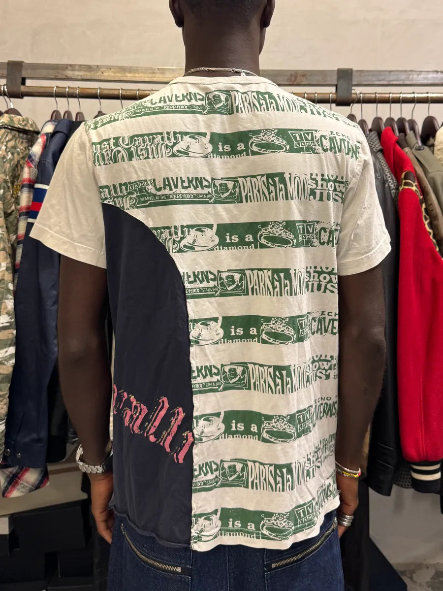 2000s Cavalli Crazy World White T-Shirt ZvmUnYe 2