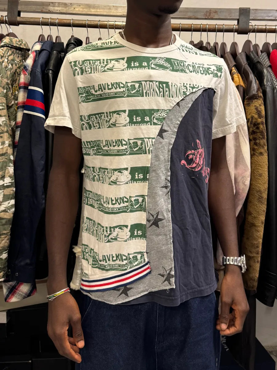 2000s Cavalli Crazy World White T-Shirt ZvmUnYe 1