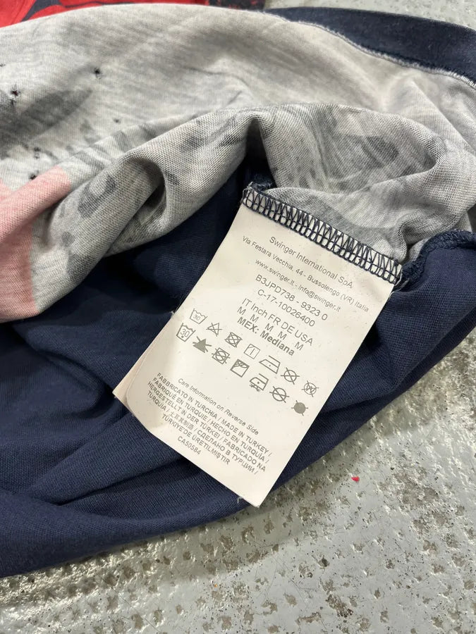 2000s Cavalli Crepuscule Red Tiger T-Shirt IkeqVbJ 8