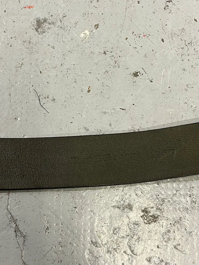 2000s Cavalli Crocodile Paved Green Crystal Buckle Leather Belt jbWVqYr 3