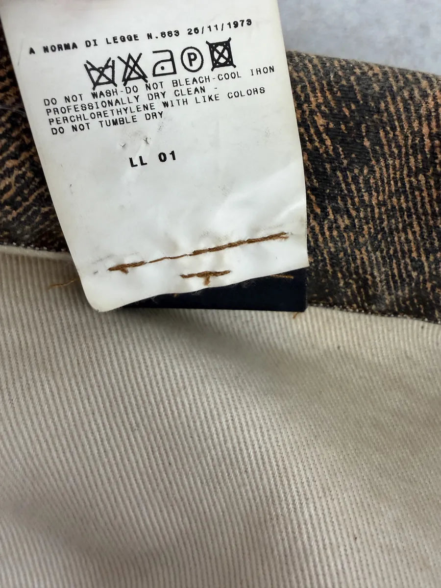 2000s Cavalli Cropped Sunset Overprint Trucker Jacket uxayHoo 10