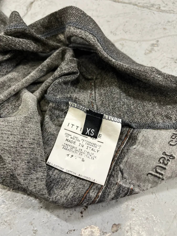 2000s Cavalli Denim Trompe L’Oeil T-Shirt liHIFAg 4
