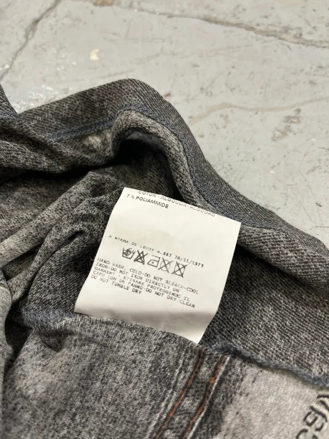 2000s Cavalli Denim Trompe L’Oeil T-Shirt liHIFAg 5