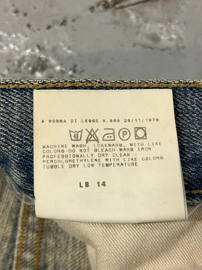 2000s Cavalli Distressed Sunfaded Blue Denim Jeans gKEuYGZ 10