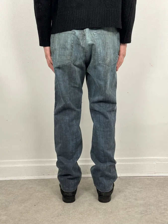 2000s Cavalli Elevated Brut Blue Pants zEeIAUq 2
