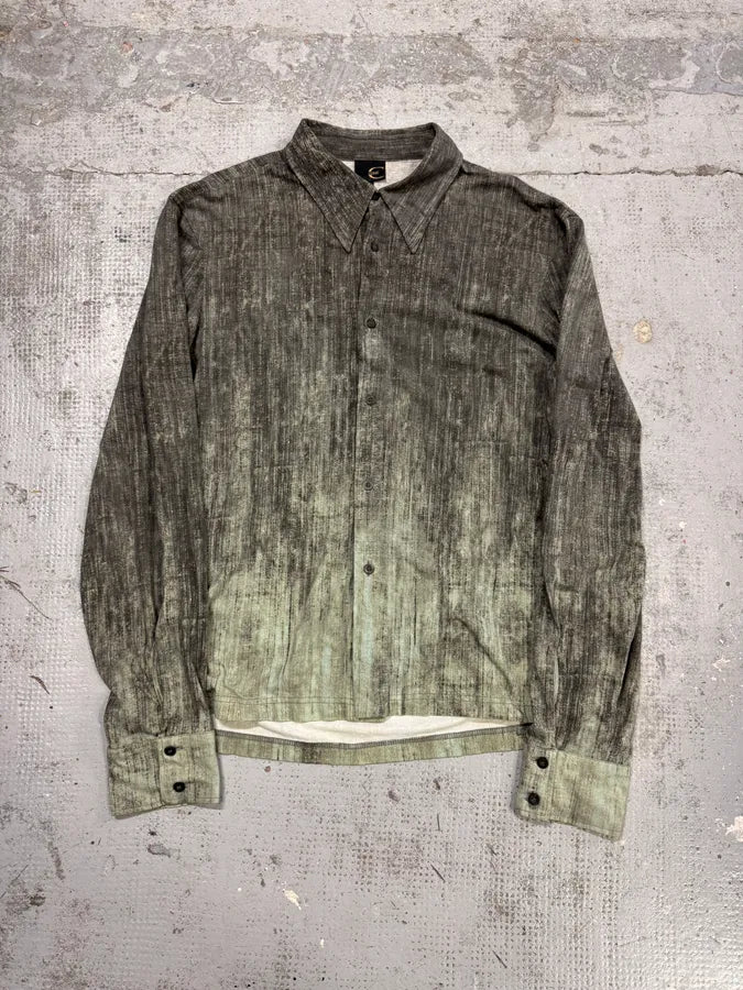 2000S Cavalli Elevated Brut Raw Fabric Shirt yLRIYev 0