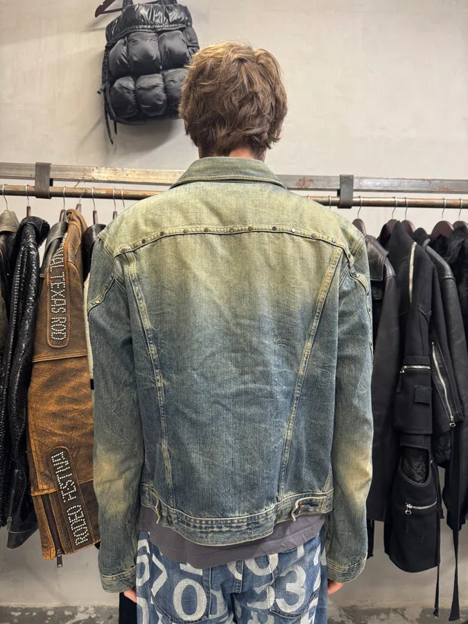 2000s Cavalli Embellished Faded Denim Jacket (M/L) pAllKJU 2