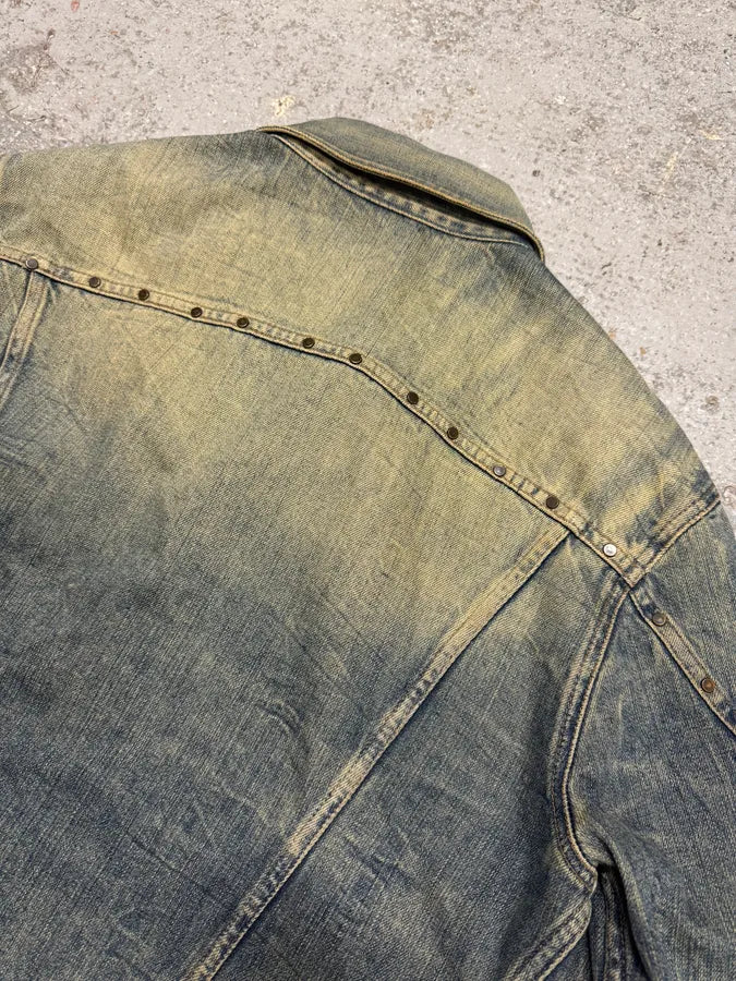 2000s Cavalli Embellished Faded Denim Jacket (M/L) pAllKJU 7