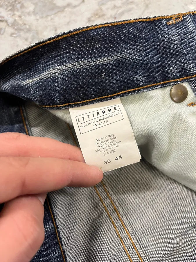 2000s Cavalli Embroidered Blue Denim Jeans mtzouiQ 12