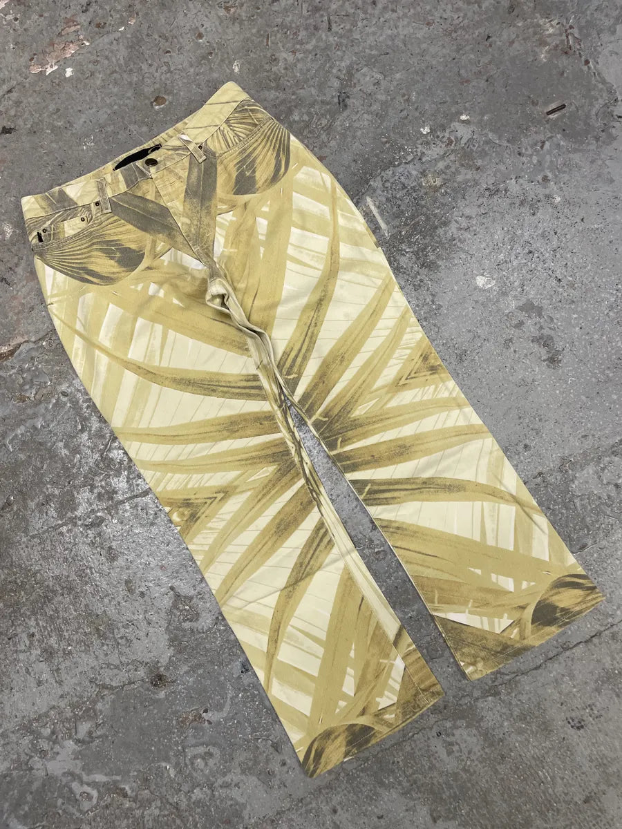 2000s Cavalli Enticing White Natural Pants (XS/S) ZkJnfZp 3