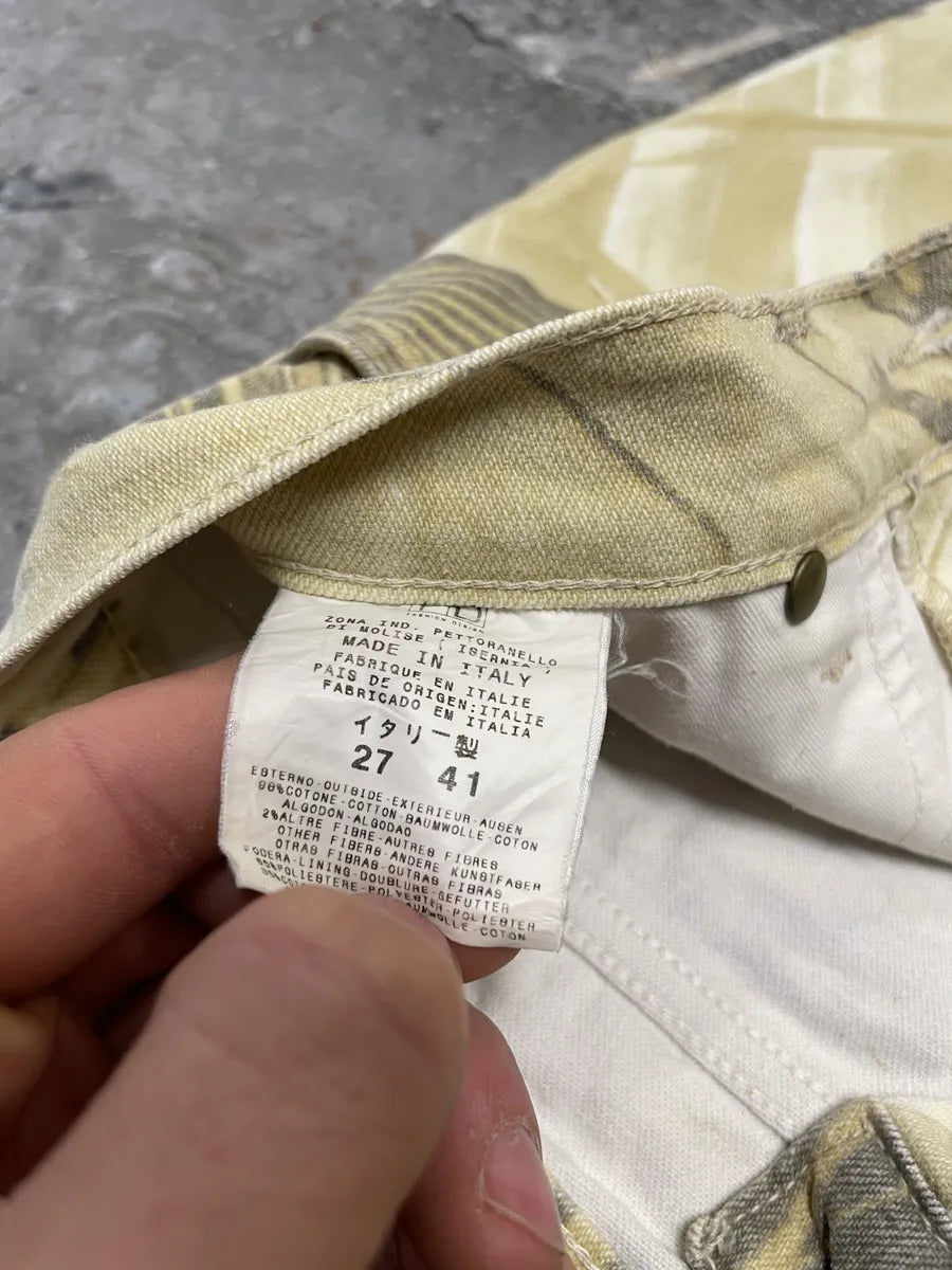 2000s Cavalli Enticing White Natural Pants (XS/S) ZkJnfZp 6