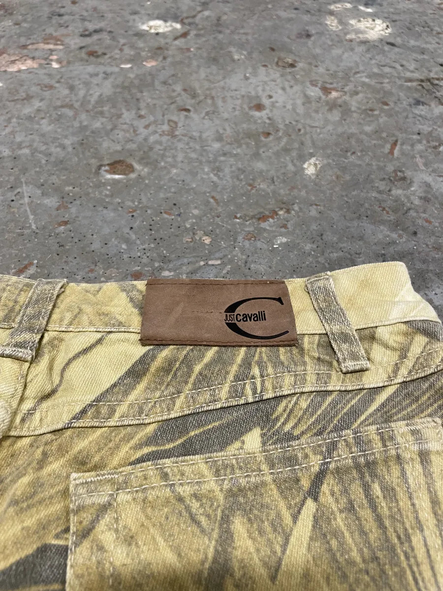 2000s Cavalli Enticing White Natural Pants (XS/S) ZkJnfZp 8