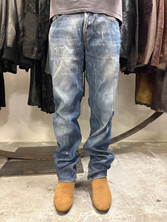 2000s Cavalli Faded Blue Rebel Jeans  LLdihVU 1