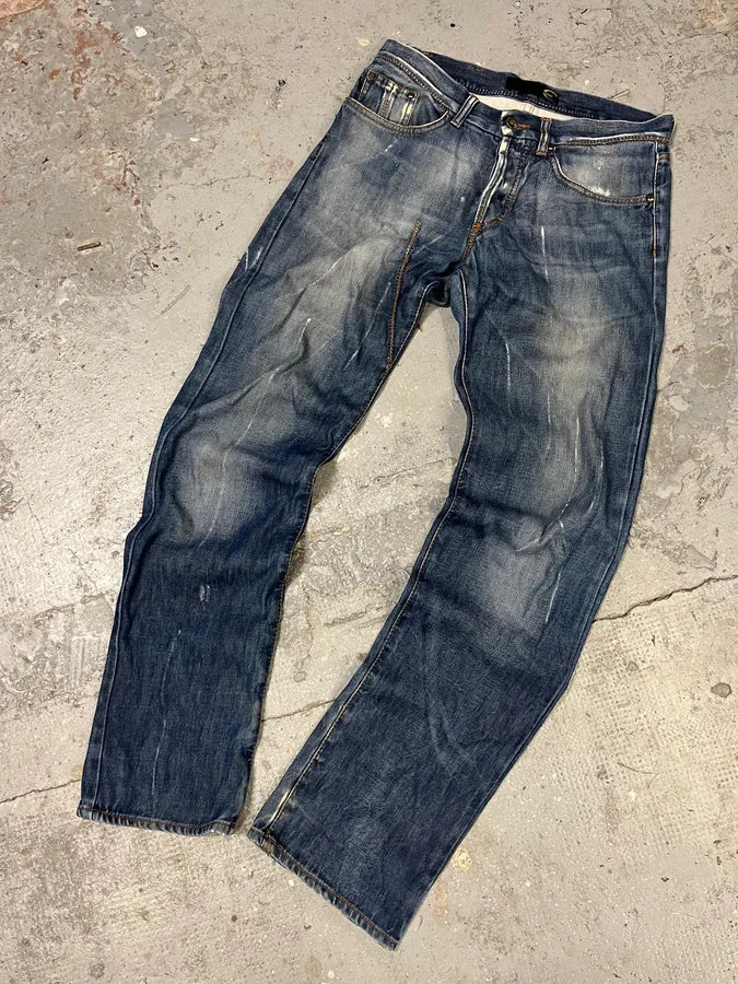 2000s Cavalli Faded Blue Rebel Jeans  LLdihVU 4