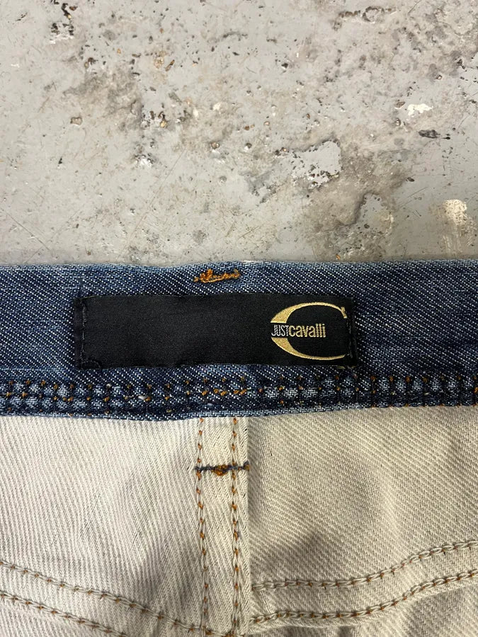 2000s Cavalli Faded Blue Rebel Jeans  LLdihVU 7