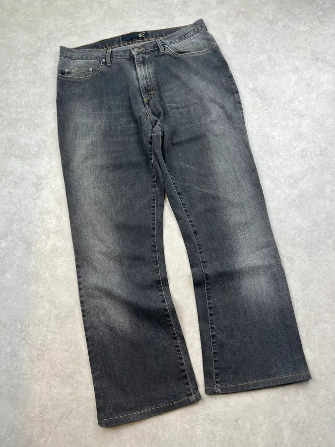 2000s Cavalli Faded Grey Denim Jeans wZFJskd 4