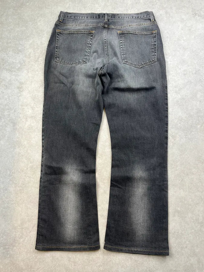 2000s Cavalli Faded Grey Denim Jeans wZFJskd 6