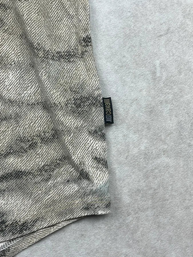 SS2002 Cavalli Faded Beige Zebra T-Shirt DSrIdAU 8
