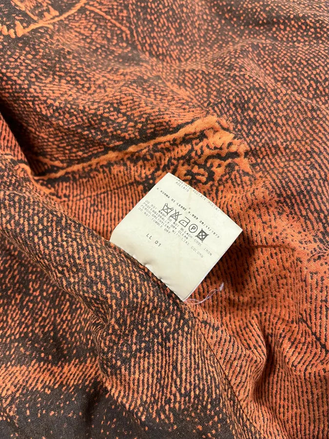 2000s Cavalli Faded Orange Black Denim Jacket itxFXnv 11