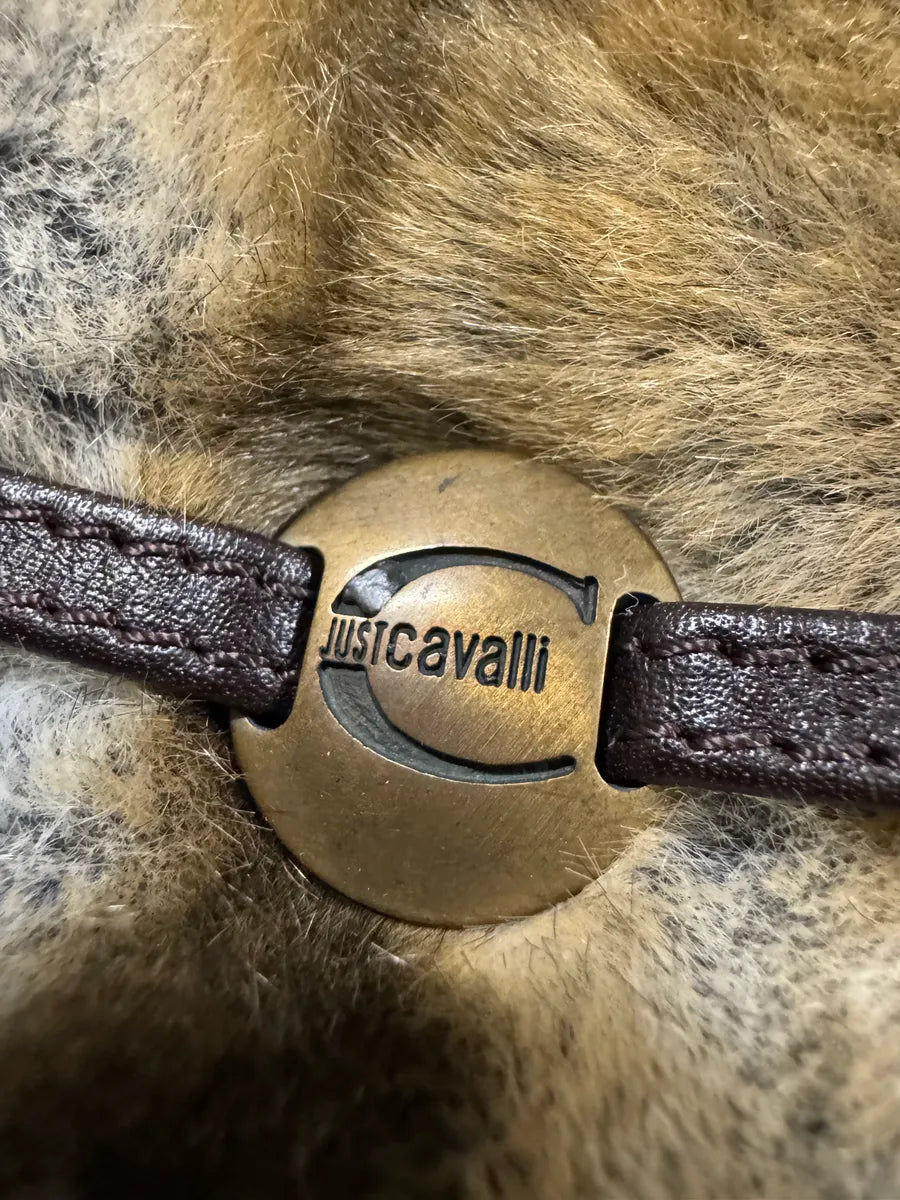 2000s Cavalli Faux Fur Beige Effect Shoulder Bag (OS) cmVxkbp 6