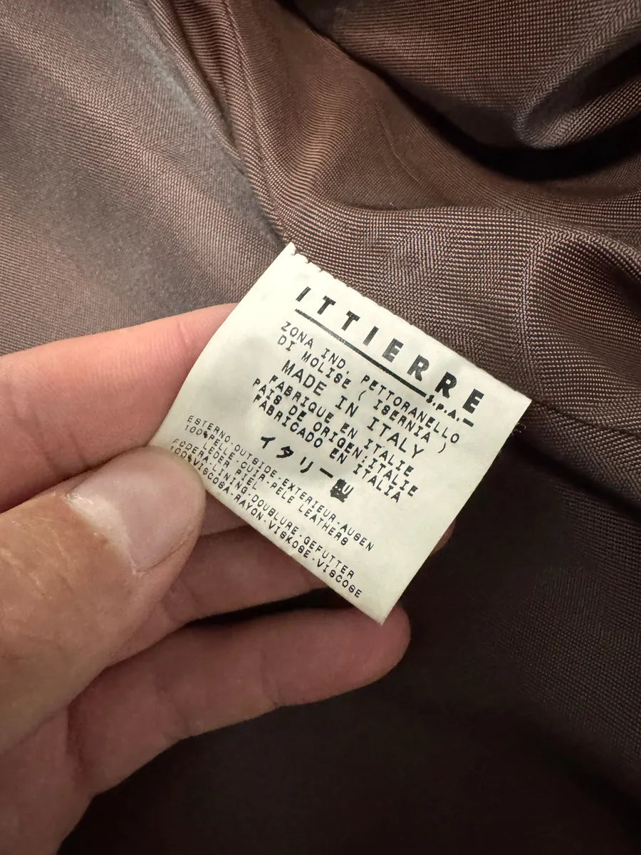 2000s Cavalli Fight Club Faded Burgundy Leather Jacket (M) IffmNbD 6