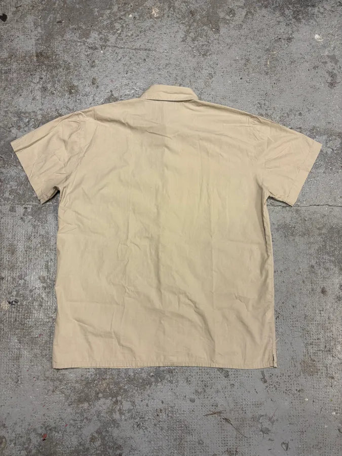 2000s Cavalli Finger Zebra Print Beige Shirt HDKVBKs 5