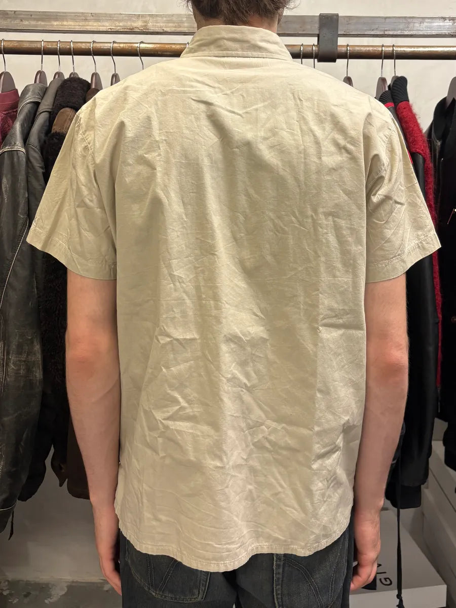 2000s Cavalli Finger Zebra Print Beige Shirt HDKVBKs 2