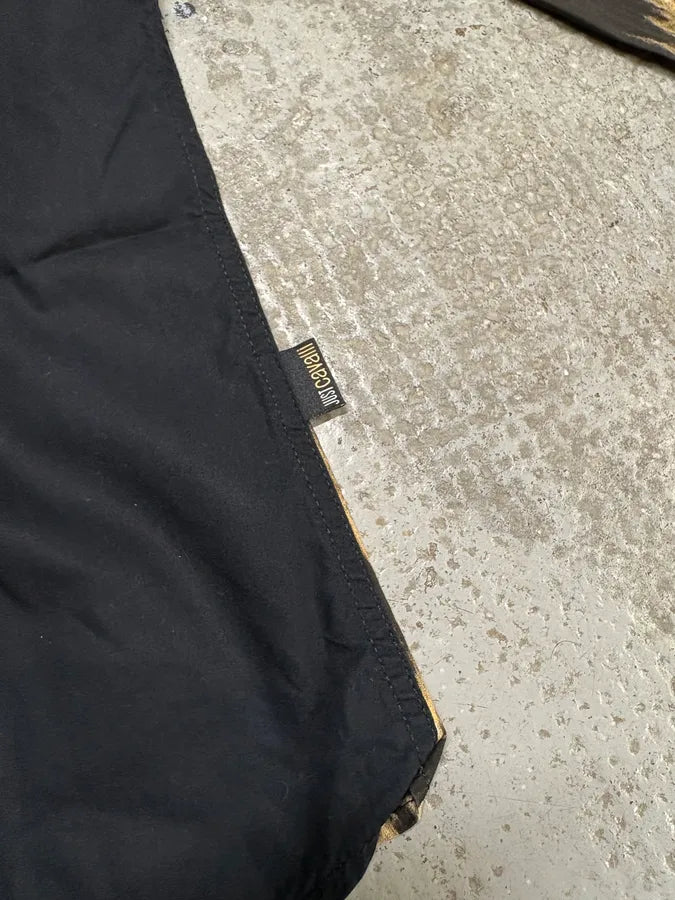 2000s Cavalli Fire Navy & Black Shirt mDqUCRh 9