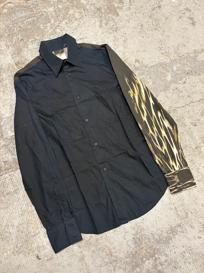 2000s Cavalli Fire Navy & Black Shirt mDqUCRh 3