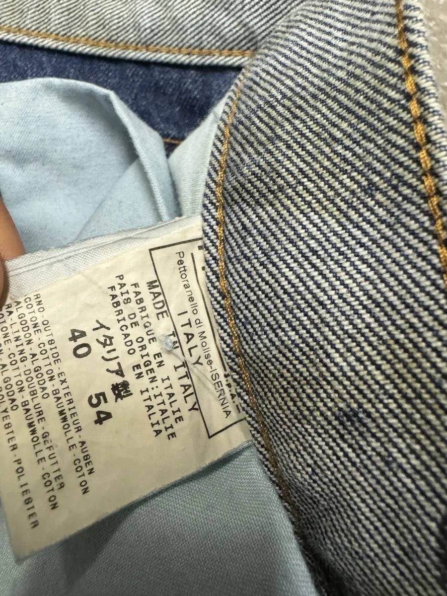 2000s Cavalli Floral Contemporary Blue Denim Pants qMqpzUg 7