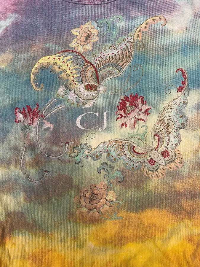 2000s Cavalli Flowers Multicolor Longsleeves SmWrWjk 3