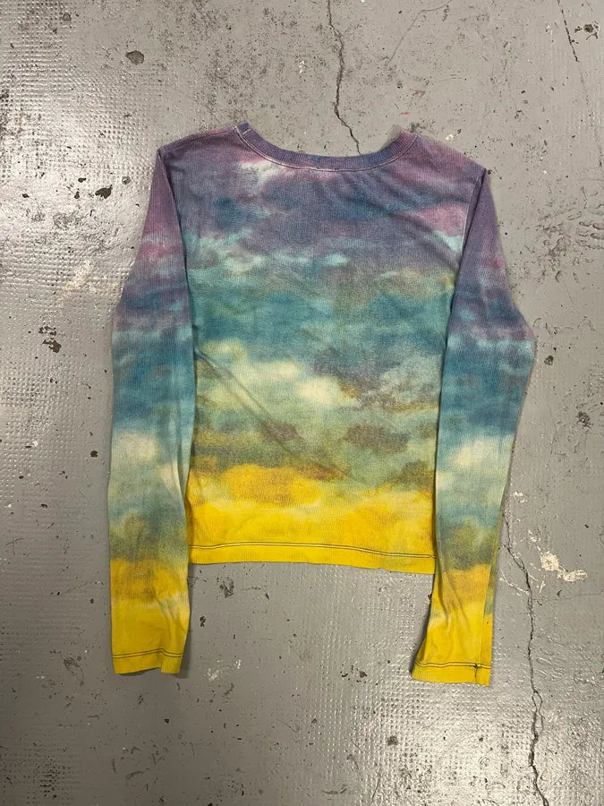 2000s Cavalli Flowers Multicolor Longsleeves SmWrWjk 4