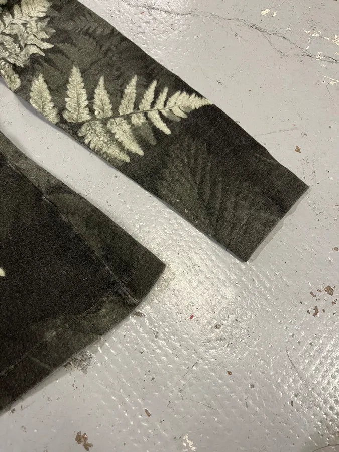 2000s Cavalli Forest Leaves Green Longsleeves aTXNmIz 5