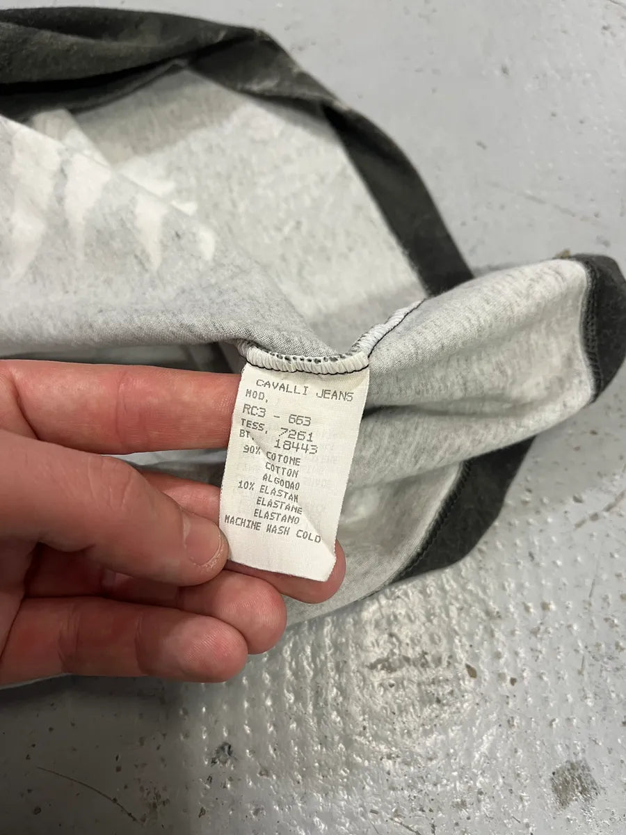 2000s Cavalli Forest Leaves Green Longsleeves aTXNmIz 8