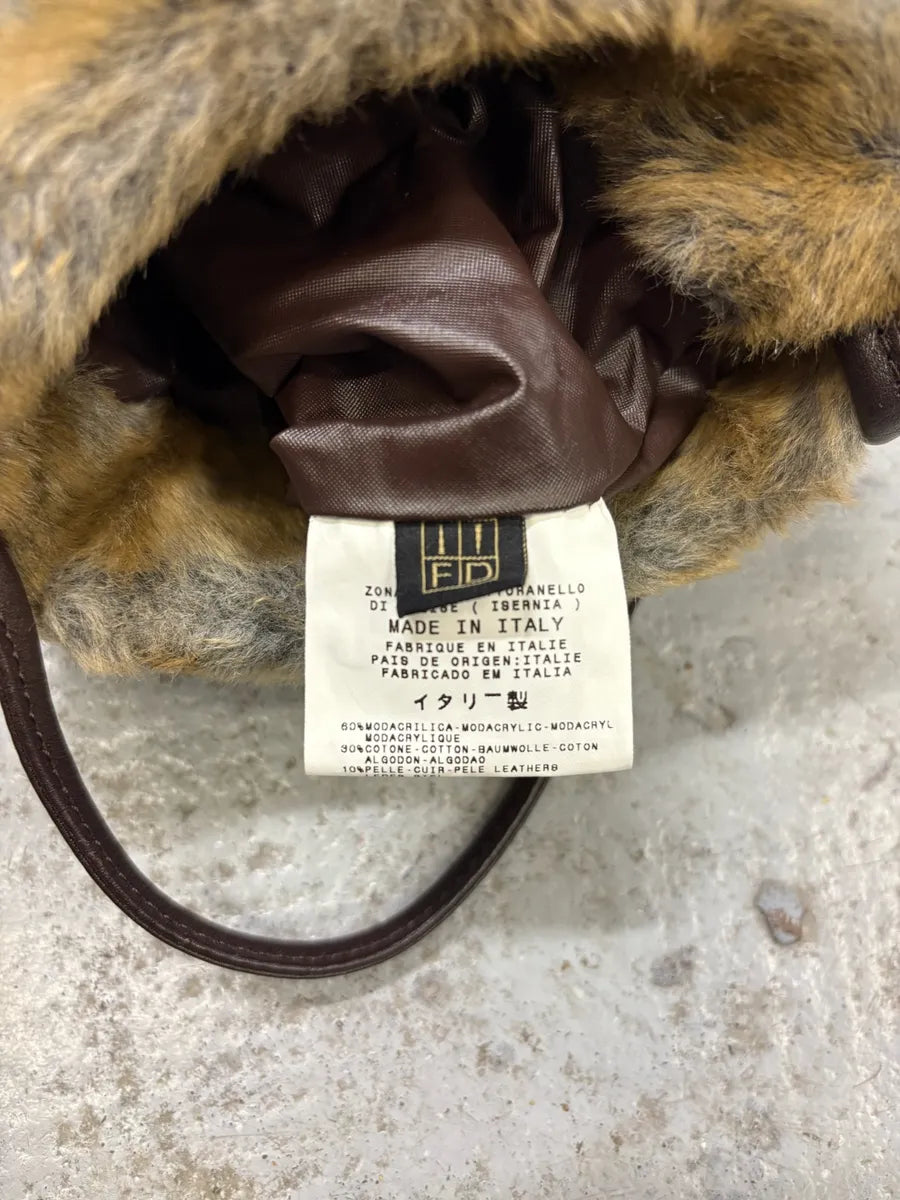 2000s Cavalli Fur Shoulder Bag SoDTZdc 7