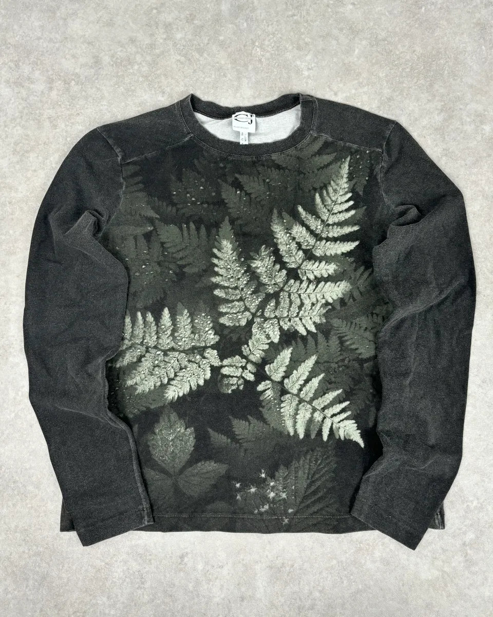 2000s Cavalli Golden Leaves Khaki Longsleeves KHDLtMY 0