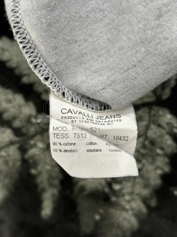 2000s Cavalli Golden Leaves Khaki Longsleeves KHDLtMY 9