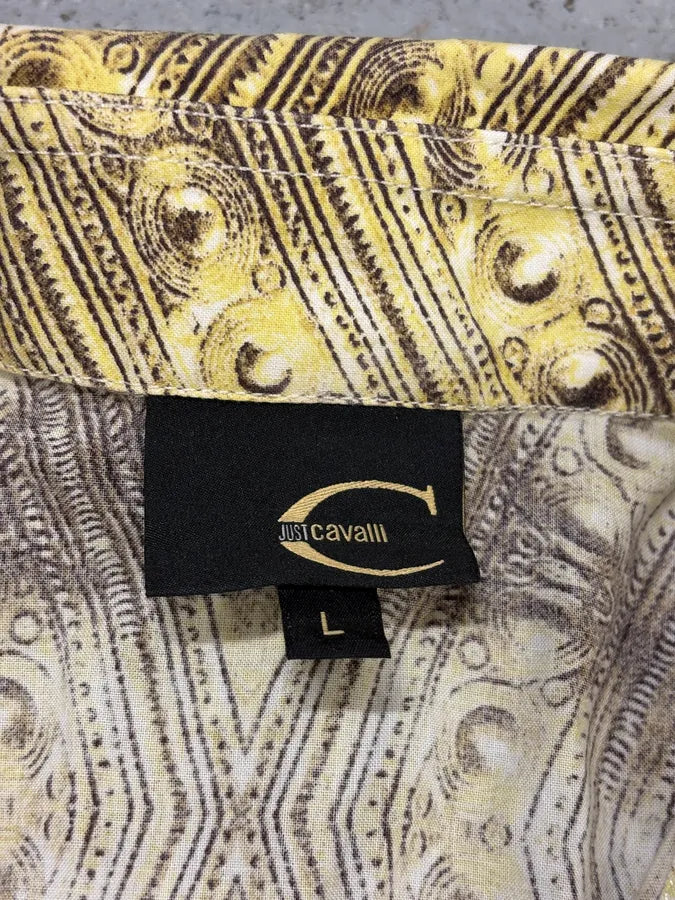 2000s Cavalli Golden Spirit Shirt kdwCEuG 5